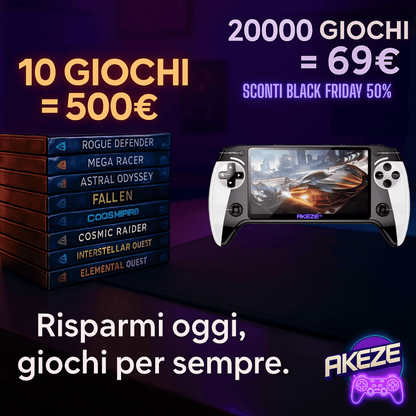 Akeze™ Retro Game Console